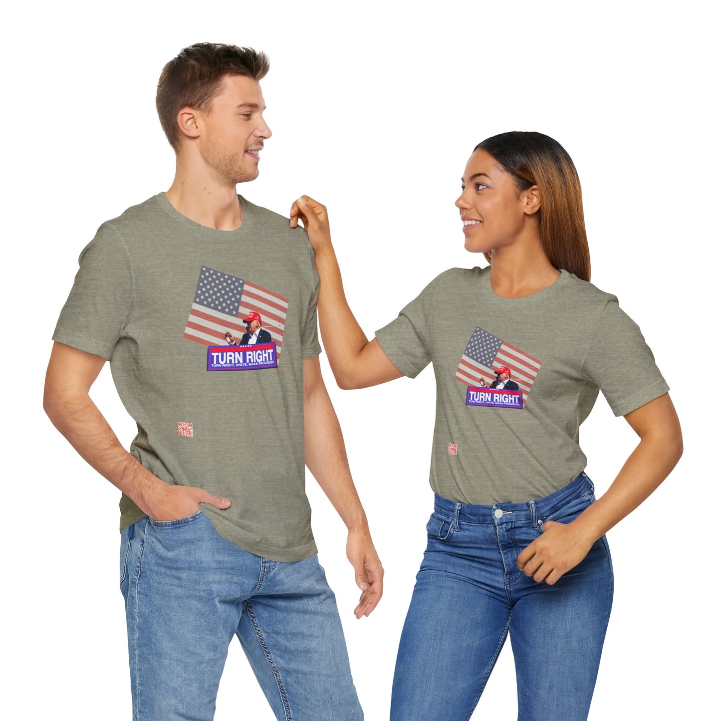 USA Flag Trump Tee