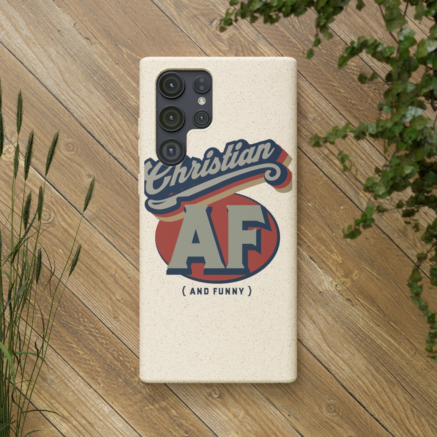 Phone Case - Christian and funny - FREE SHIPPING - Biodegradable Case