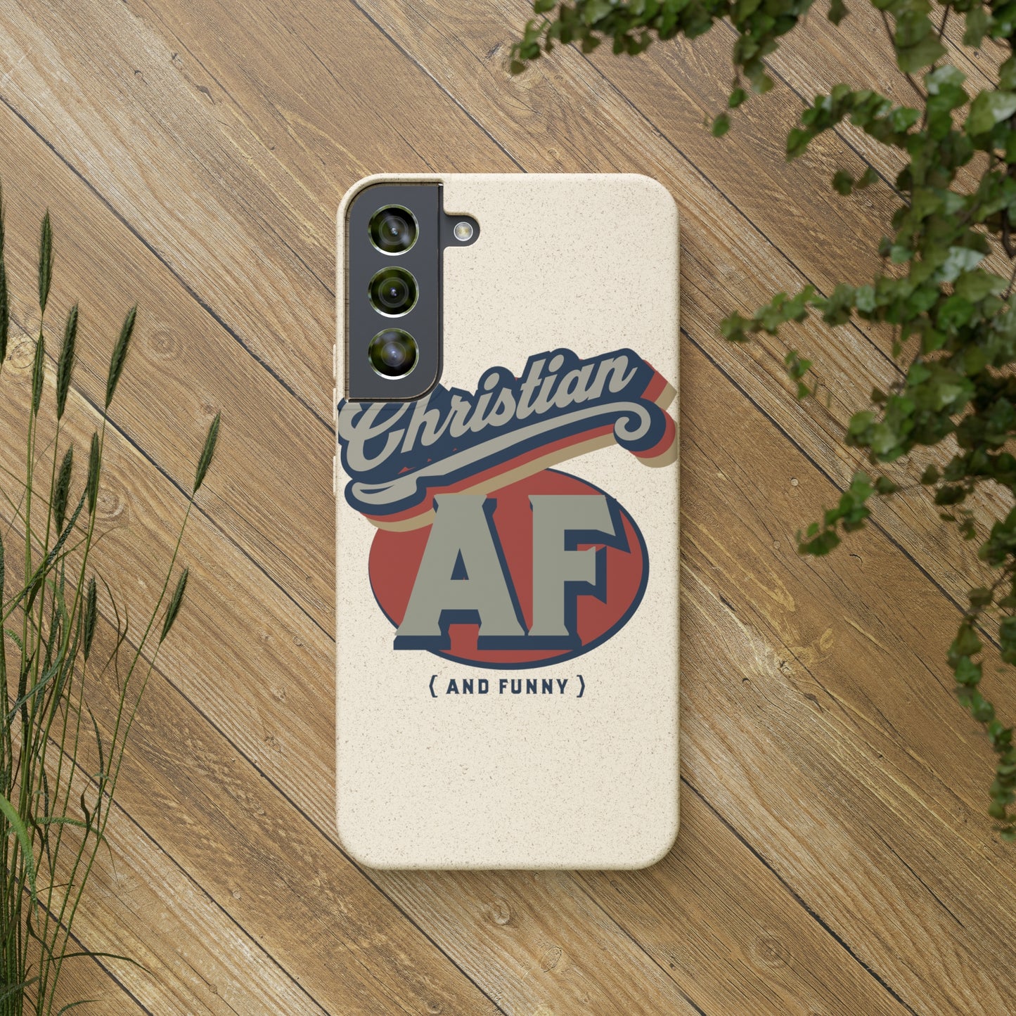 Phone Case - Christian and funny - FREE SHIPPING - Biodegradable Case