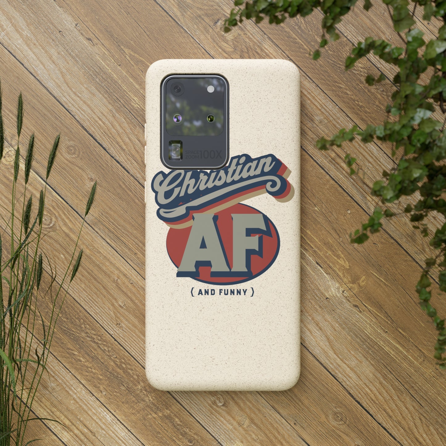 Phone Case - Christian and funny - FREE SHIPPING - Biodegradable Case