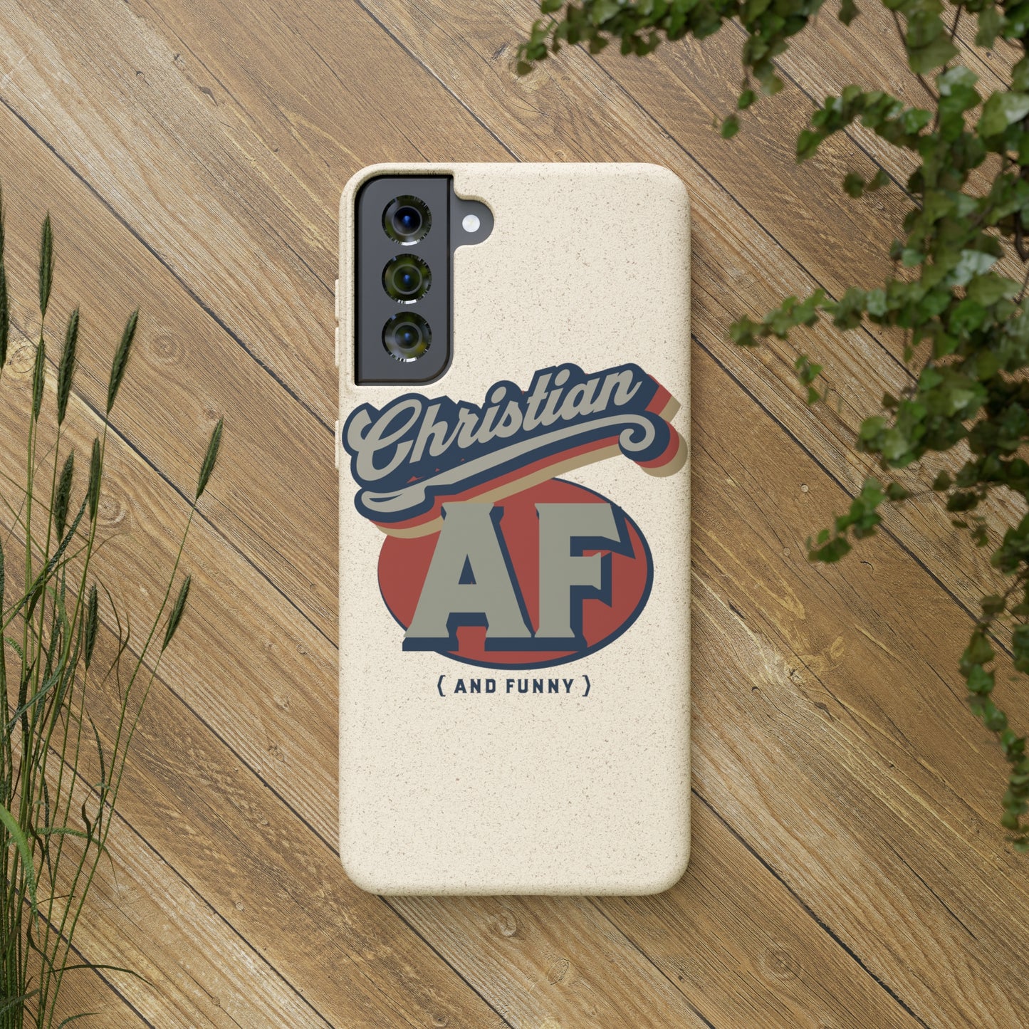 Phone Case - Christian and funny - FREE SHIPPING - Biodegradable Case