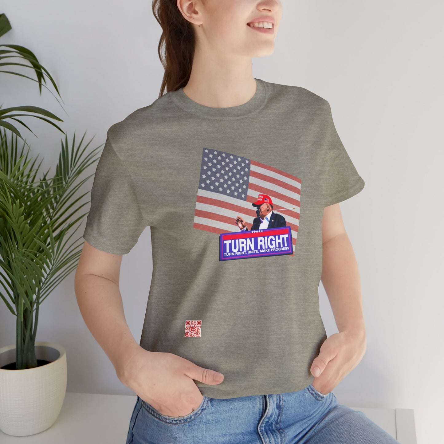 USA Flag Trump Tee