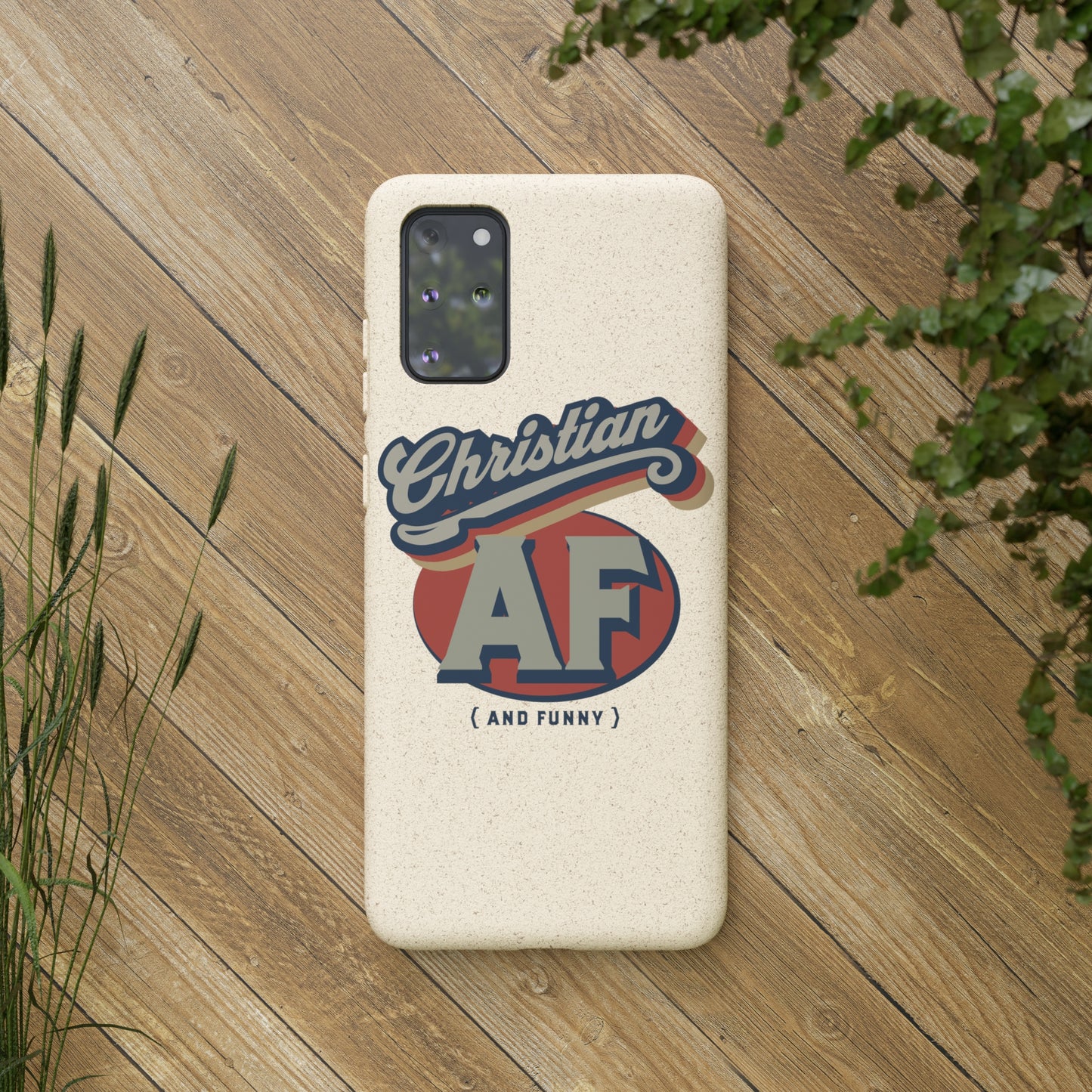 Phone Case - Christian and funny - FREE SHIPPING - Biodegradable Case